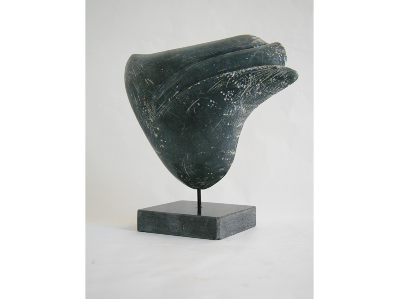  | GREEN BIRD | H23 cm soapstone 2008 