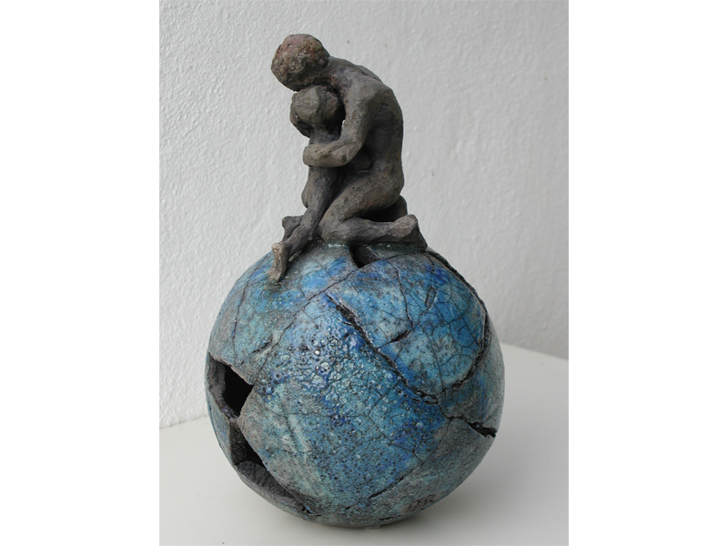  | EL PADRE | Raku ceramics 2001 